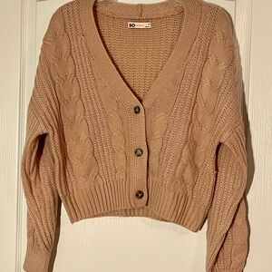 SO Women's Cable Knit Cardigan